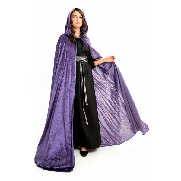 Princess - Adult Dark Purple Cloak Clair's Corner