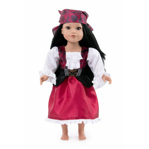 Princess - Doll Dress - Pirate w/Bandana Clair's Corner