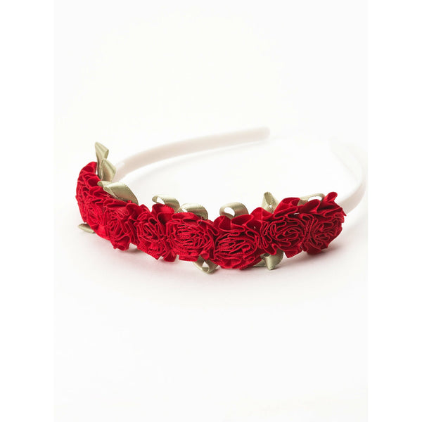 Princess - Red Flower Headband Clair's Corner