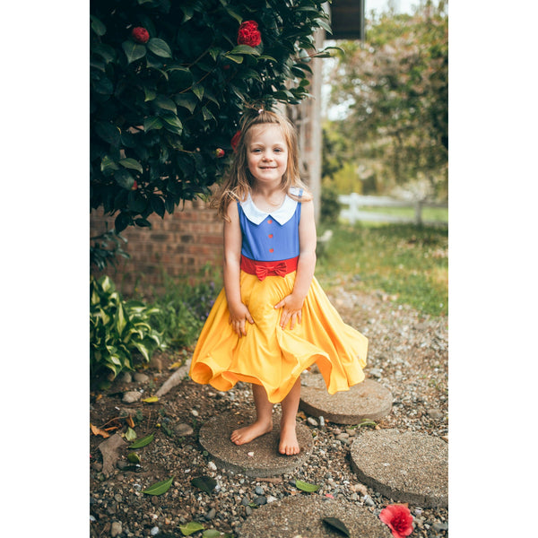 Princess -Snow White Twirl Dress Clair's Corner
