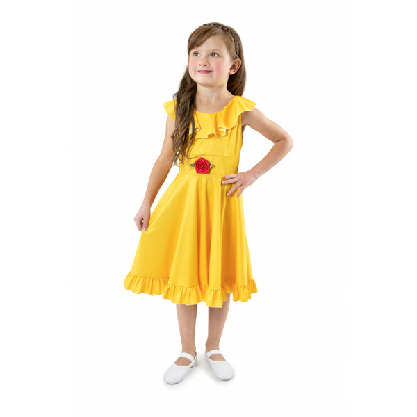 Princess - Yellow Beauty Twirl Dress Clair's Corner
